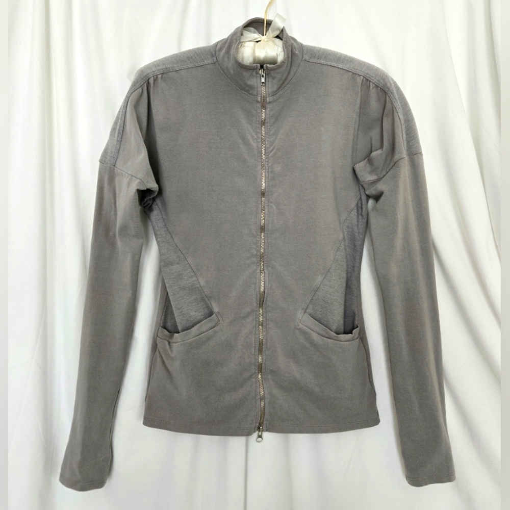 Gray Zip-Up Lightweight Women's Jacket